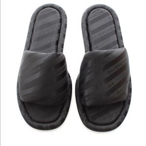 SOLD balenciaga satin slides